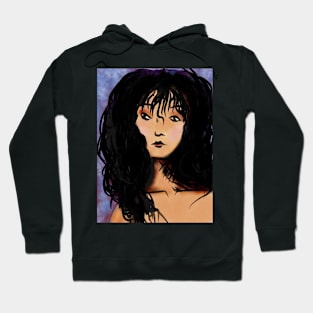 Brush Stroke Portrait Hoodie